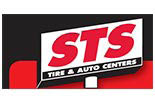 STS TIRE & AUTO CENTERS logo