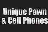 UNIQUE PAWN & CELL PHONES logo