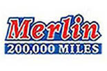 Merlin 200,000 Mile Shops logo