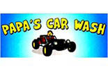 PAPA'S CAR WASH logo