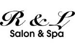 R & L HAIR SALON logo
