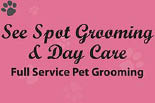 SEE SPOT GROOMING & DAY CARE logo