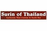 SURIN OF THAILAND AUTHENTIC THAI CUISINE, SUSHI & MARTINI BAR logo