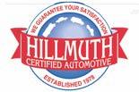 HILLMUTH CERTIFIED AUTOMOTIVE logo
