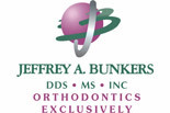 JEFFERY BUNKERS, DDS & ORTHODONTICS logo