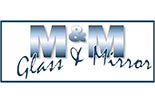 M&M GLASS & MIRROR logo