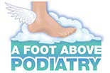 A FOOT ABOVE PODIATRY logo