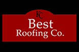 KC THE BEST ROOFING COMPANY logo