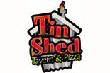 TIN SHED TAVERN & PIZZA logo