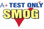 A+ TEST ONLY SMOG logo